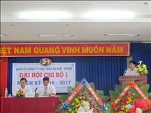 Đại hội chi bộ 1 nhiệm kỳ 2015 - 2017